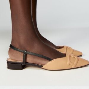 ZARA FLAT SLINGBACKS IN 7 1/2 size